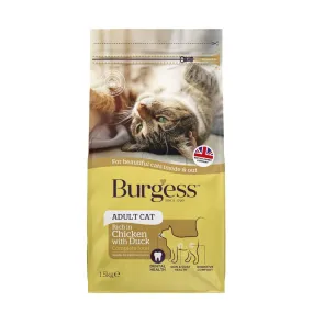 20% OFF/BUNDLE DEAL: Burgess Chicken & Duck Adult Dry Cat Food