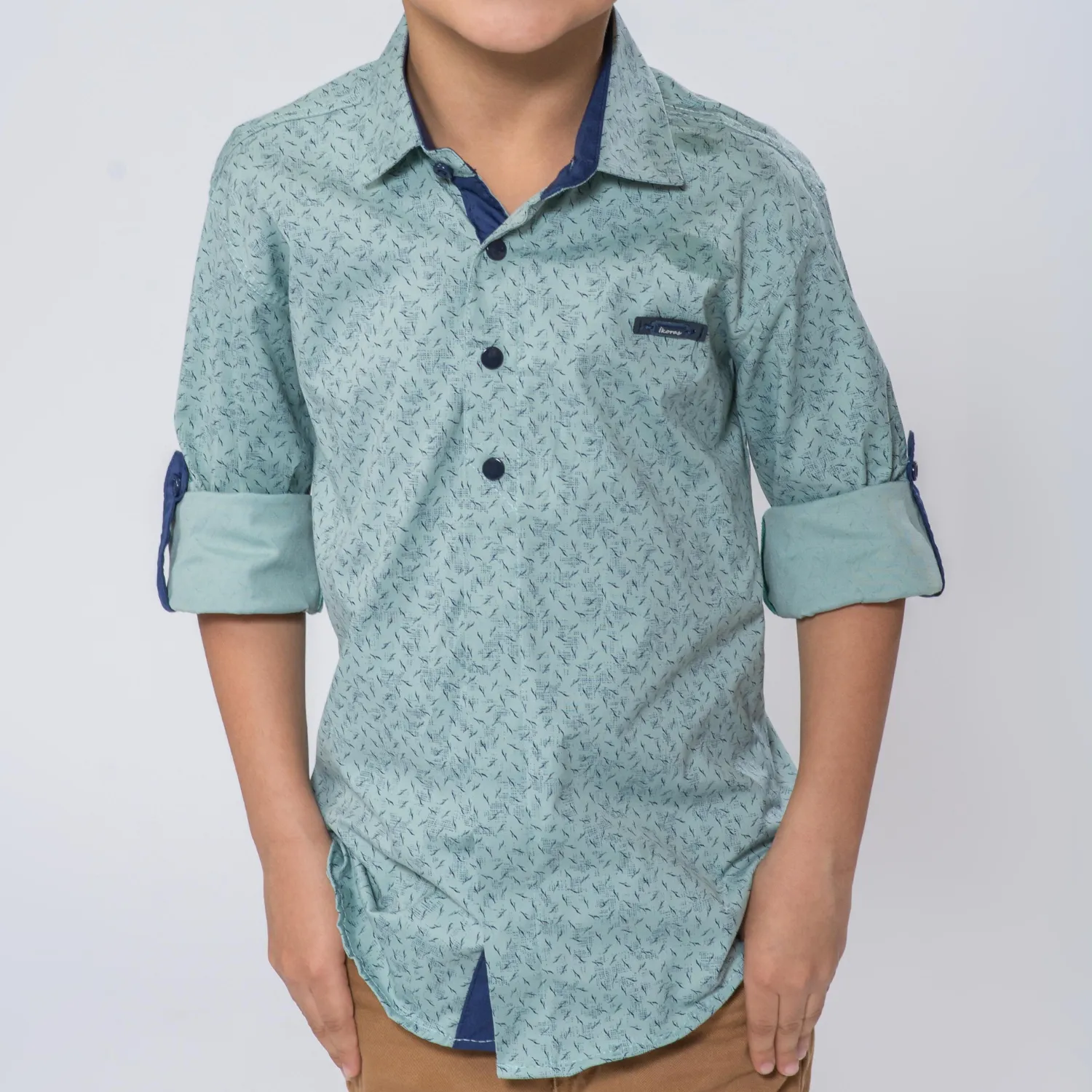 Abstract Boys Cotton Shirt