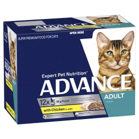 Advance Chicken in Jelly Adult Cat Wet Food 85g x 12