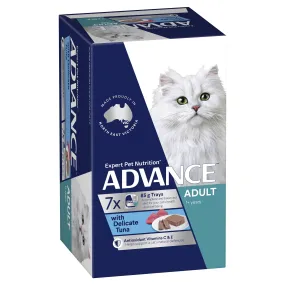 Advance Delicate Tuna Adult Cat Wet Food 85g x 7