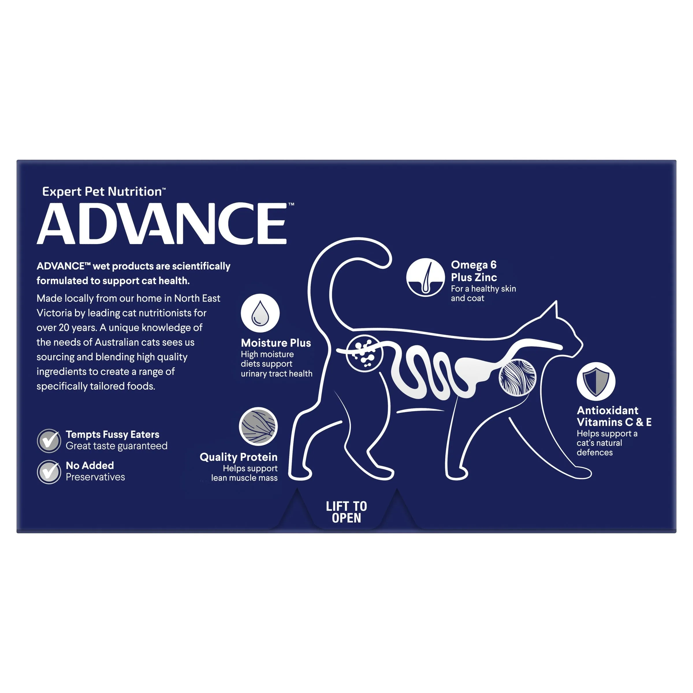 Advance Succulent Turkey Adult Cat Wet Food 85g