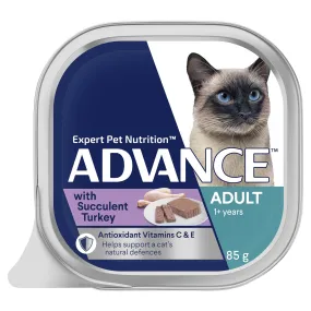 Advance Succulent Turkey Adult Cat Wet Food 85g