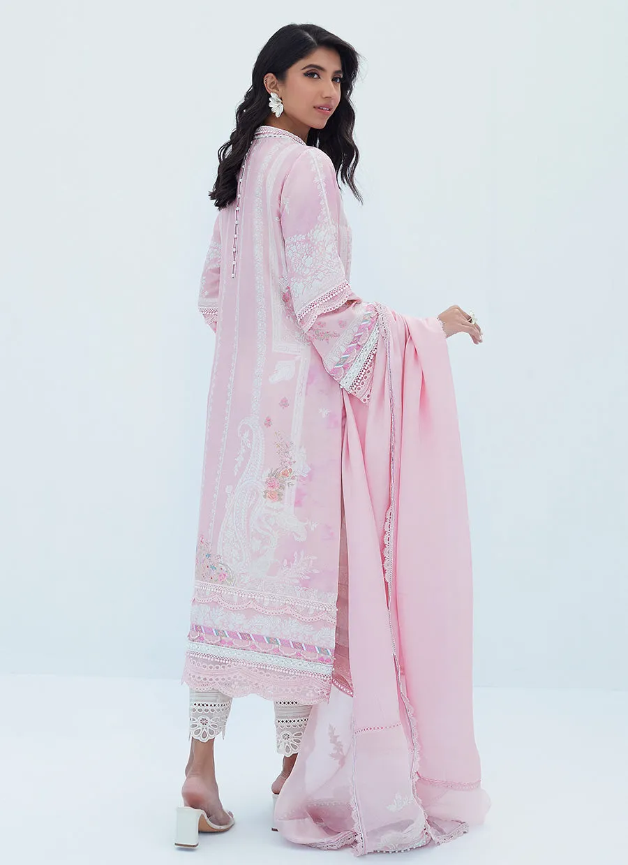 Aerin Blush Shirt And Dupatta