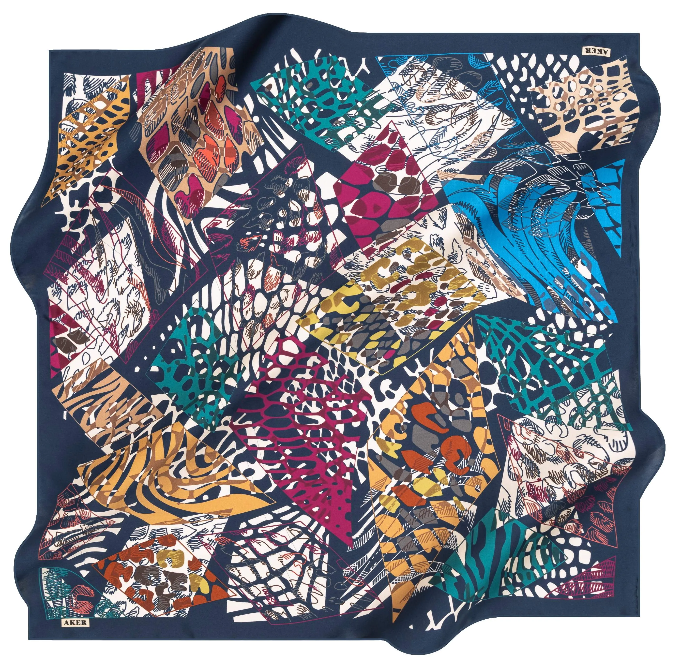 Aker Niikita Women Silk Scarf No.21