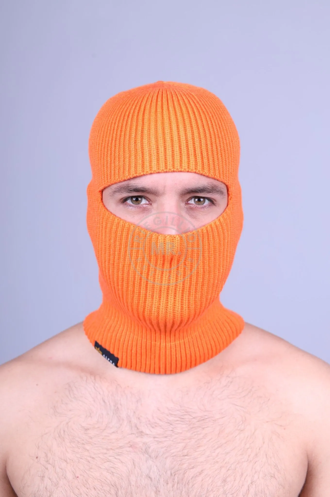 Alpha Industries Label Balaclava - Alpha Orange