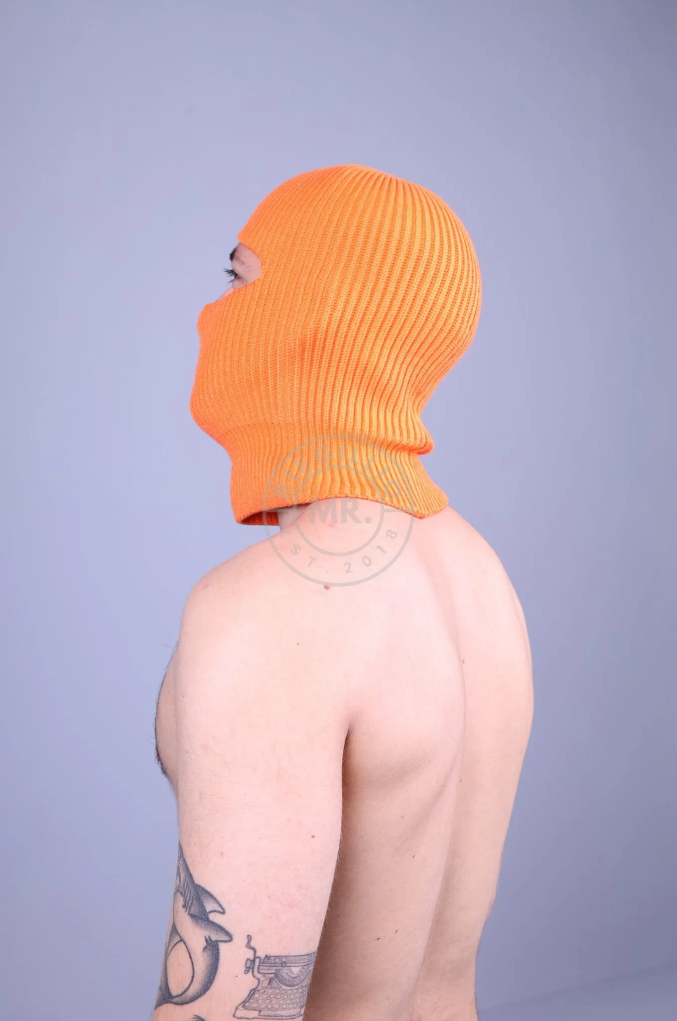 Alpha Industries Label Balaclava - Alpha Orange