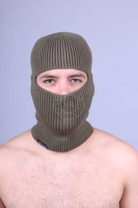 Alpha Industries Label Balaclava - Dark Olive