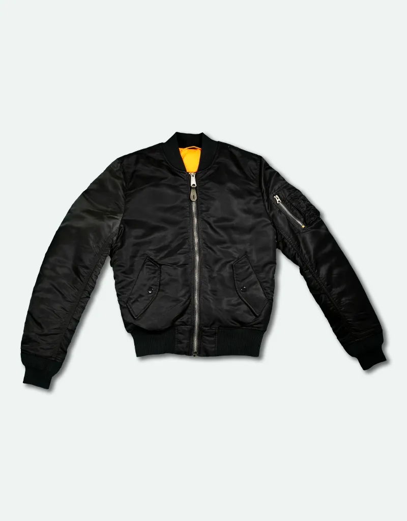 Alpha MA-1 Bomber Jacket - Black