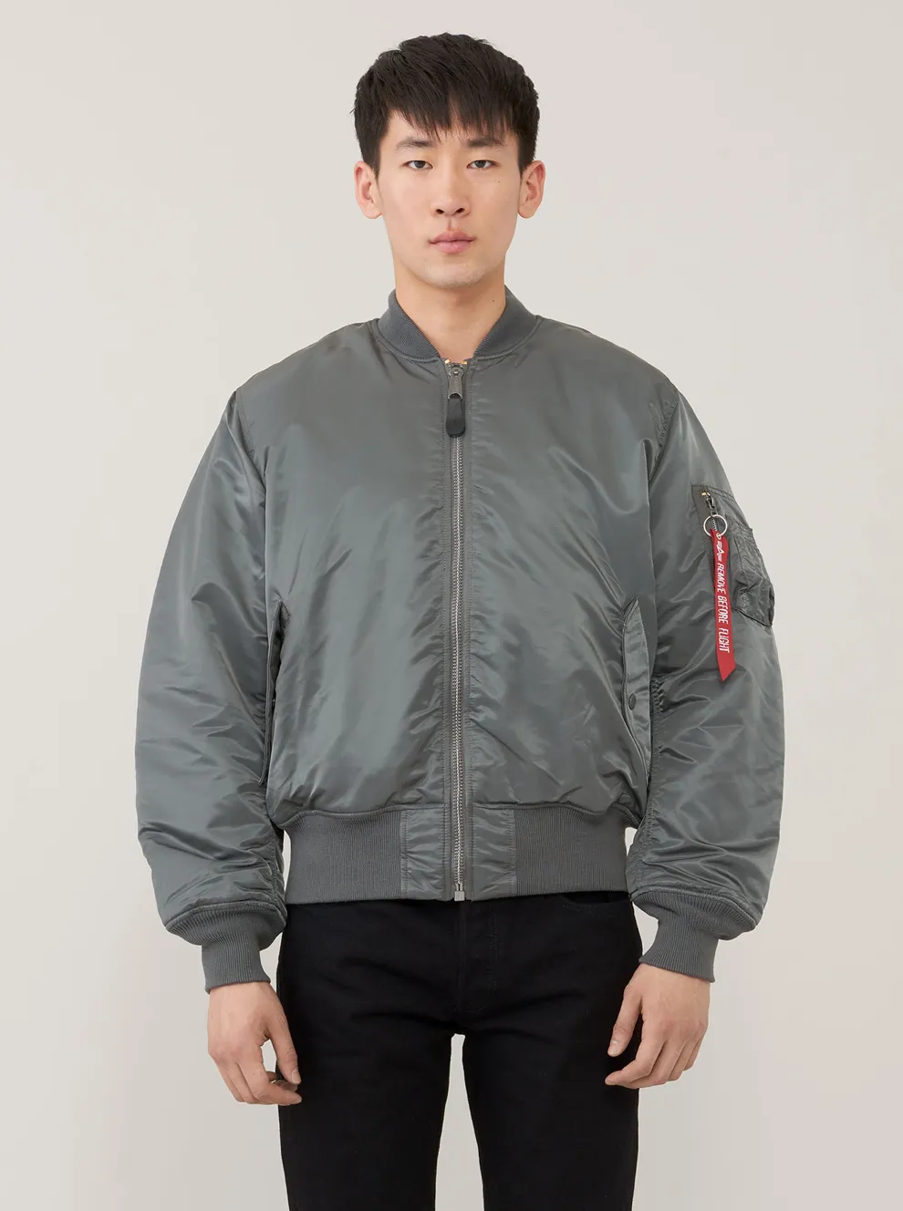 Alpha MA-1 Bomber Jacket - Gunmetal