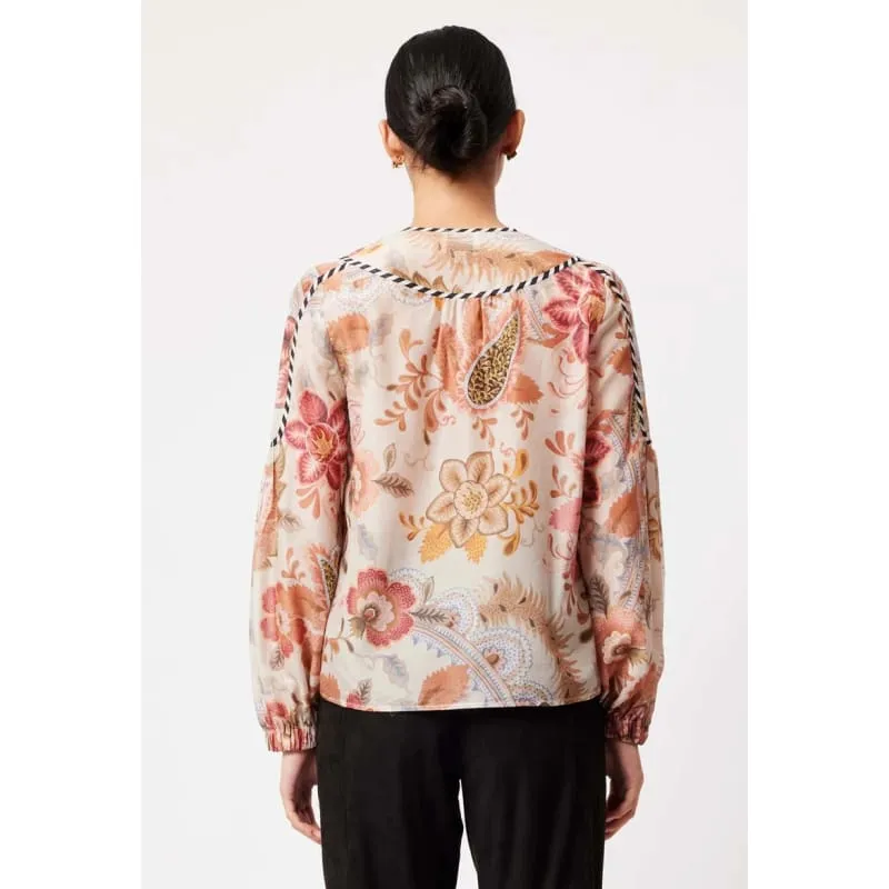 Altair Cotton Silk Top | Aries Floral