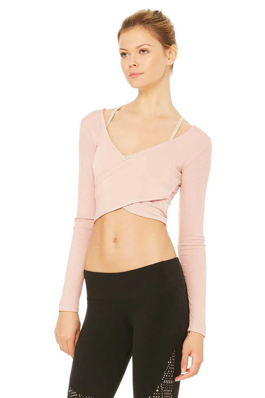 Amelia Long Sleeve Crop - Nectar