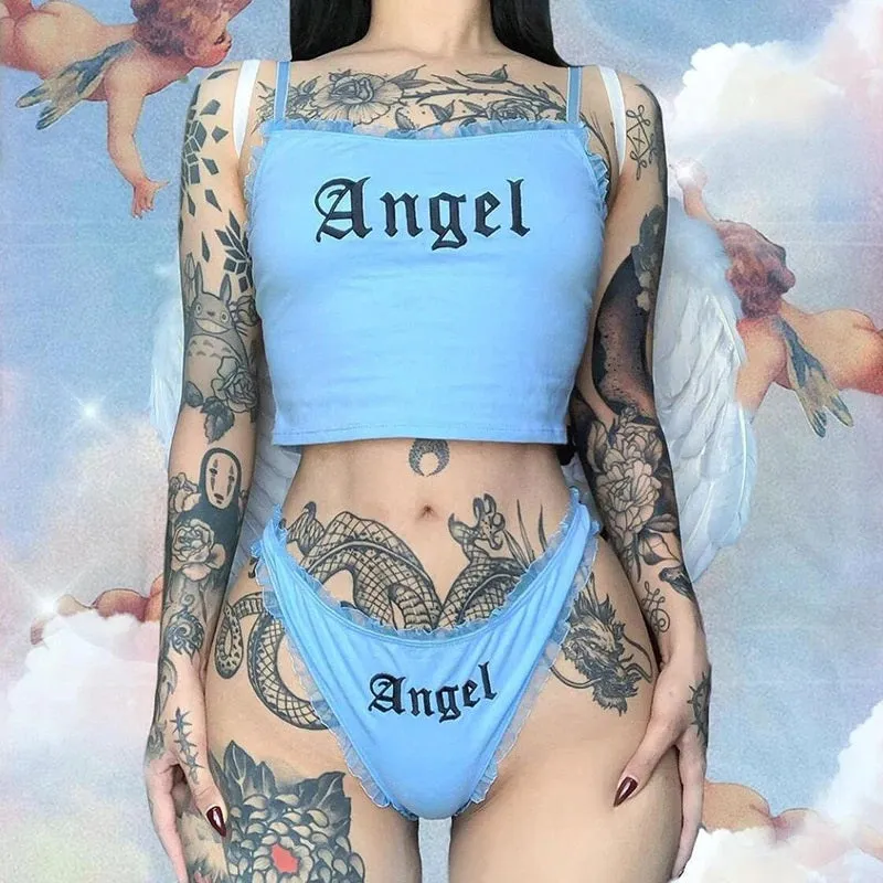 Angel Top & Panties Set