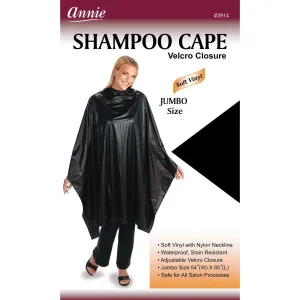 Annie Shampoo Jumbo Size 54" x 60" Cape Black