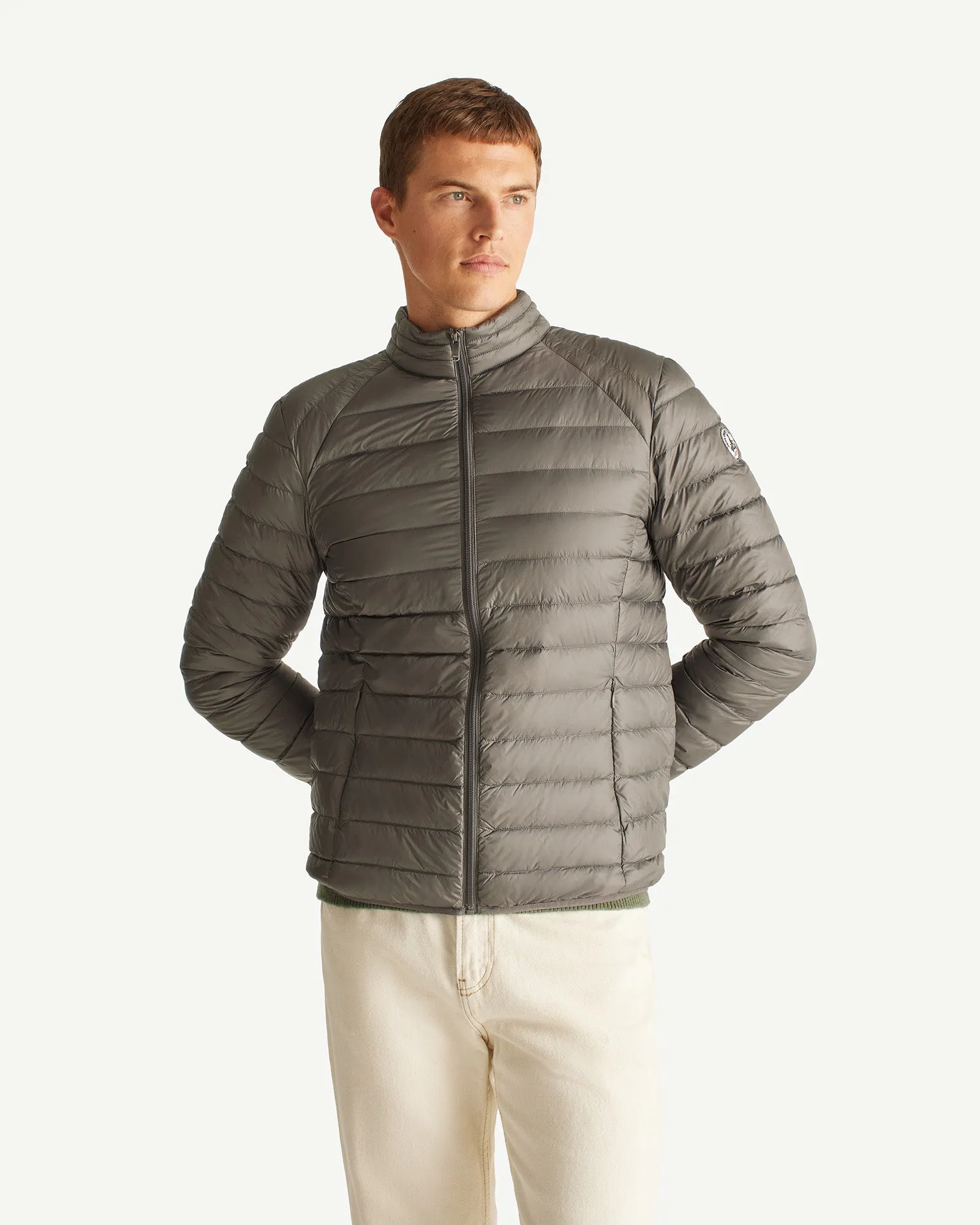 Anthracite Lightweight down jacket Mat