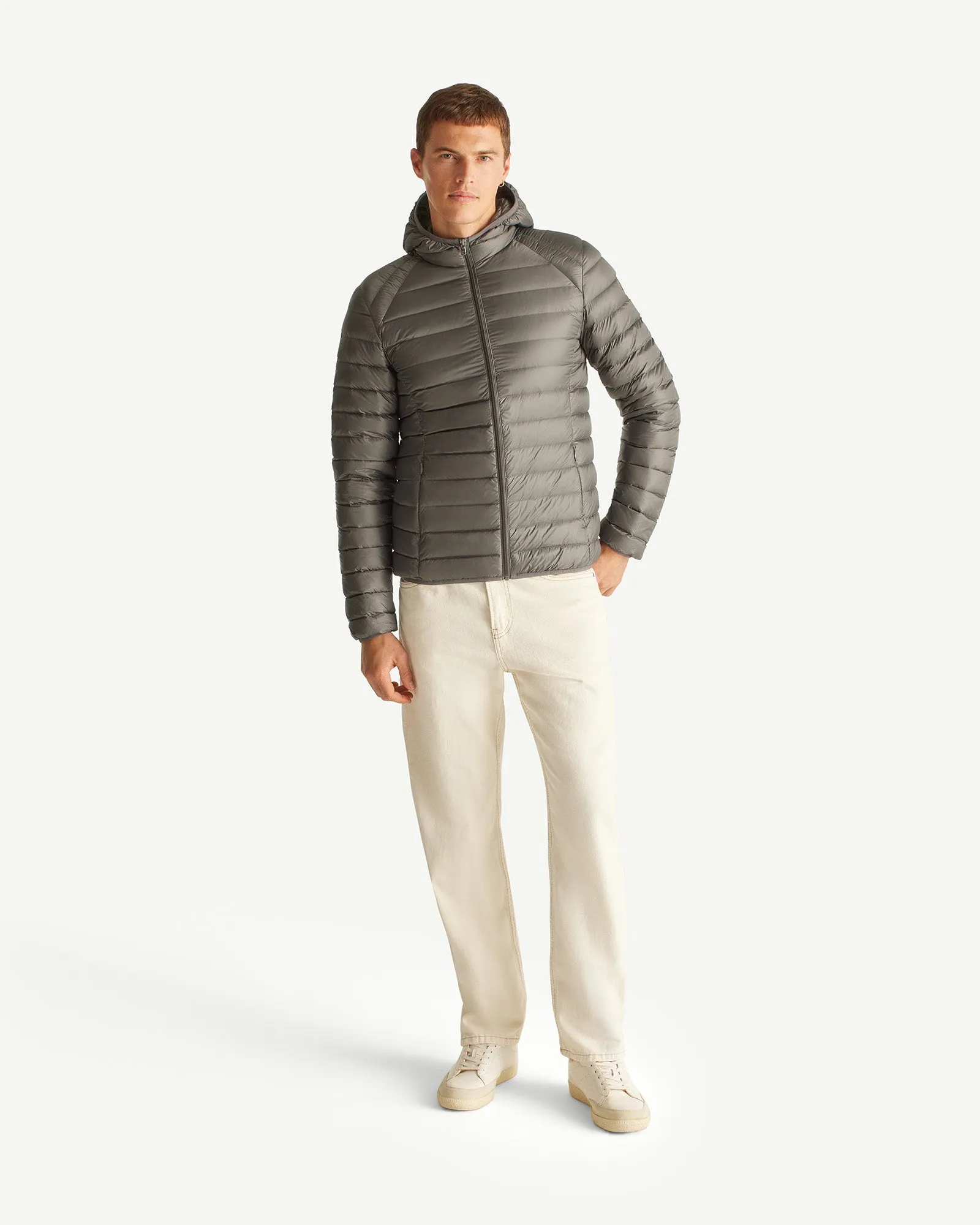 Anthracite Lightweight down jacket Nico