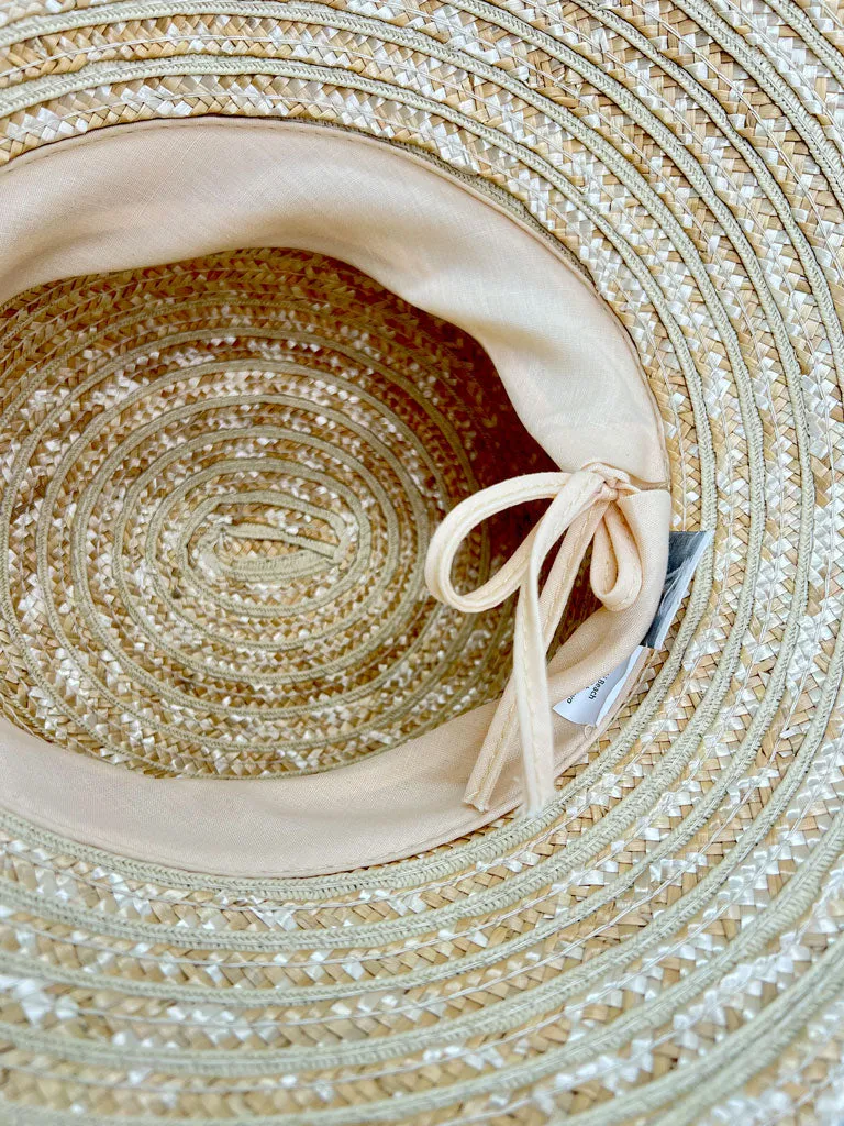 ARIA Natural Straw Bucket Hat