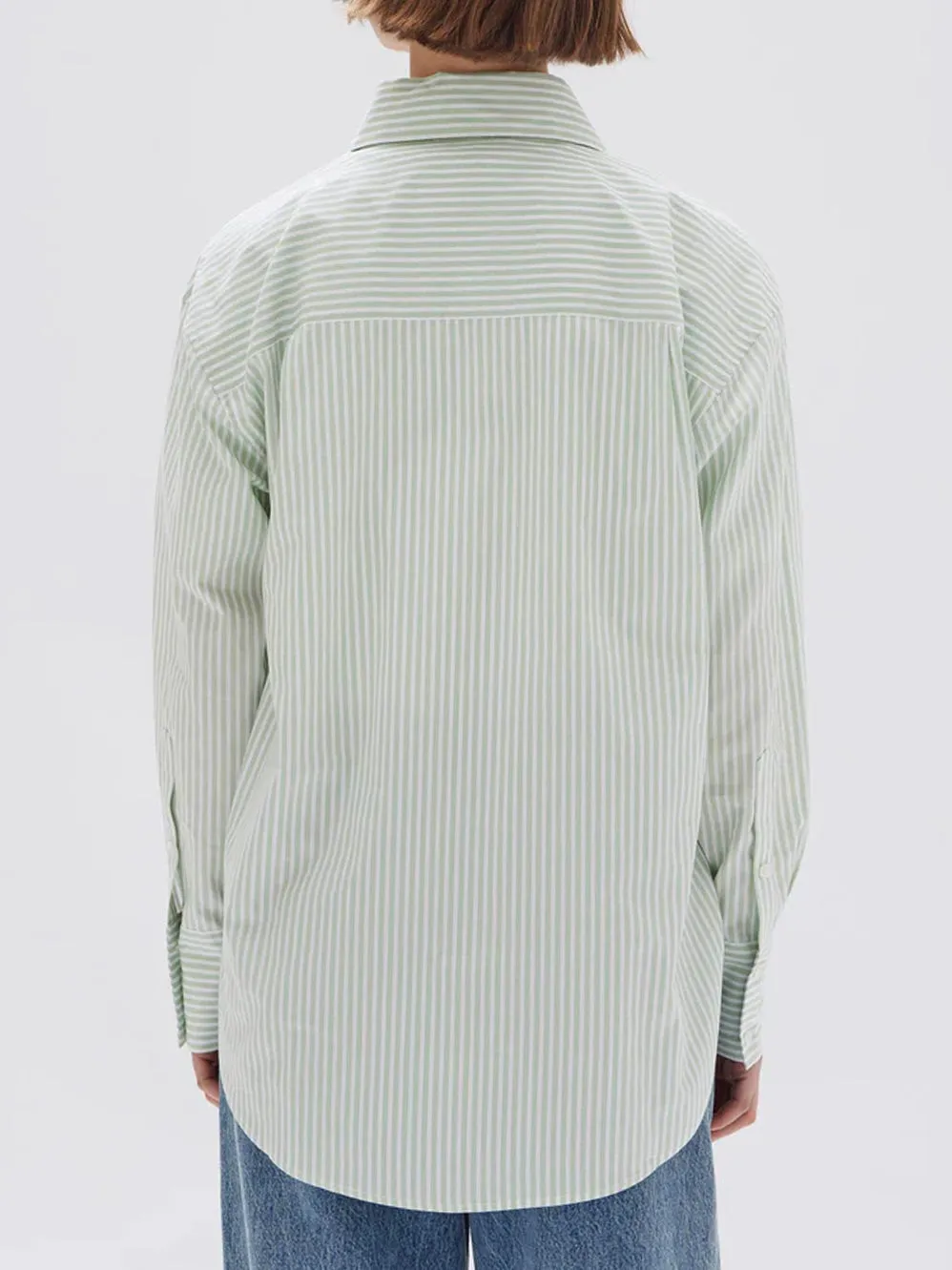 ASSEMBLY LABEL SIGNATURE POPLIN STRIPE SHIRT