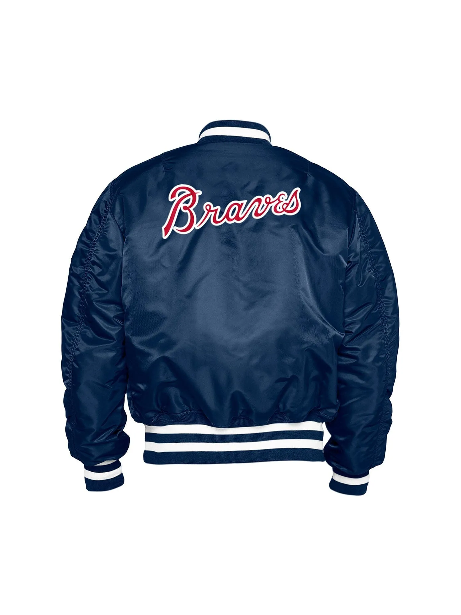 ATLANTA BRAVES X ALPHA X NEW ERA MA-1 BOMBER JACKET