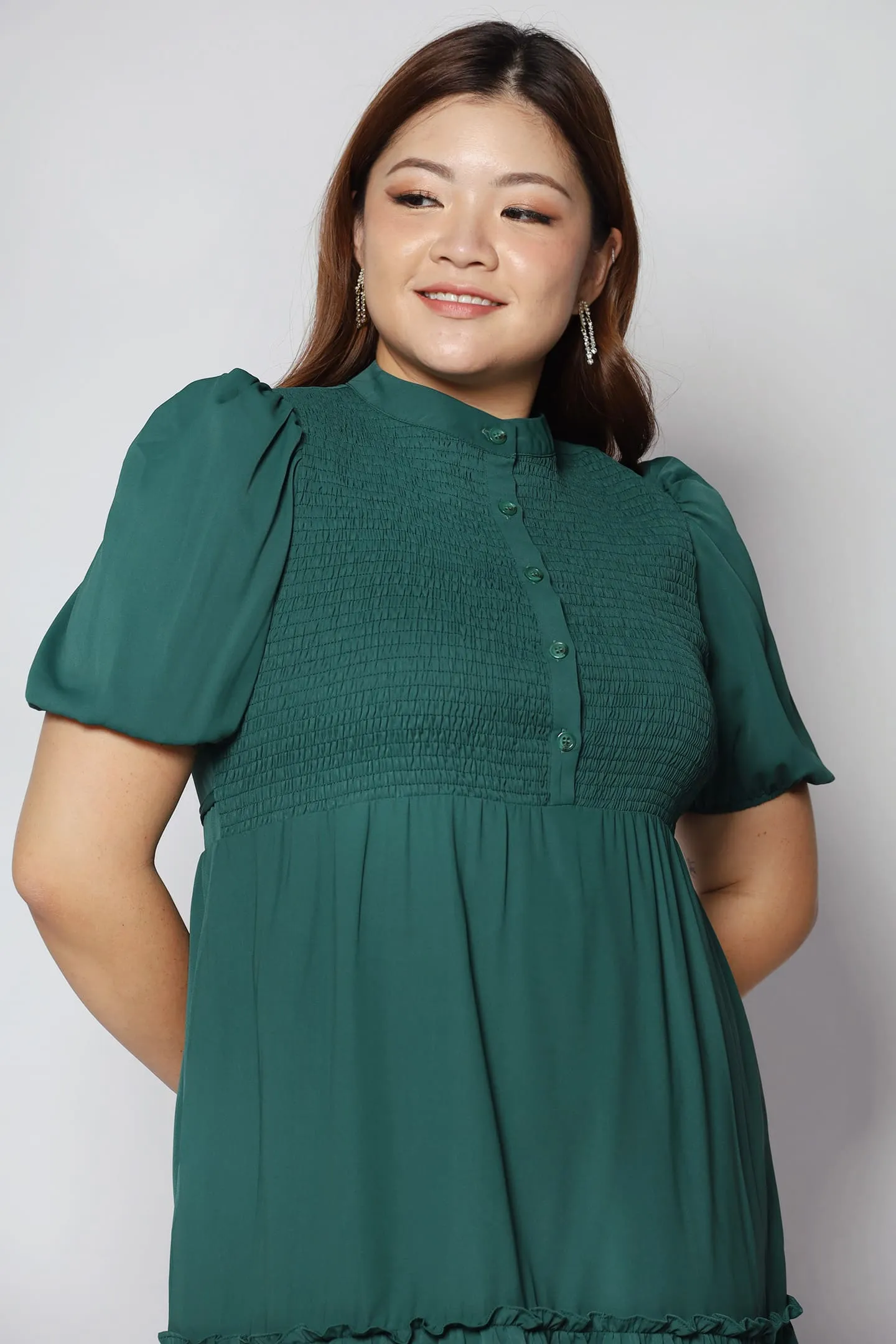 Aurora Dress in Green