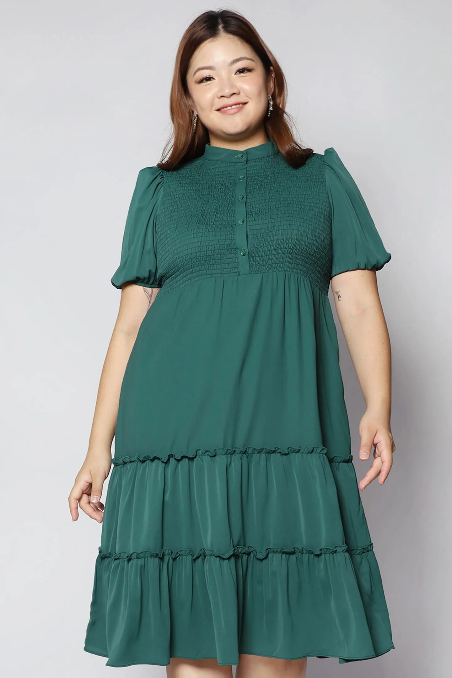 Aurora Dress in Green