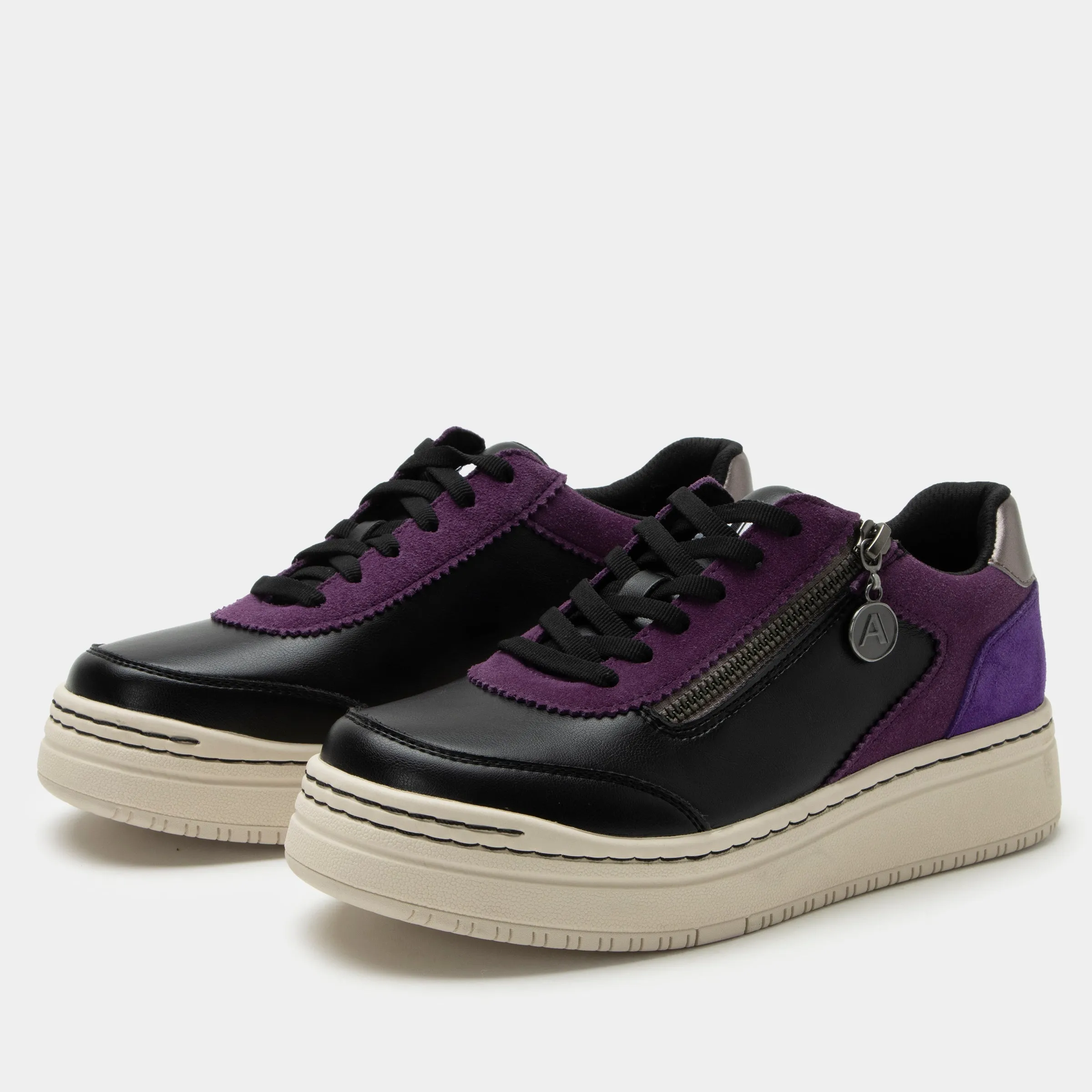 Averie Black Purple Shoe