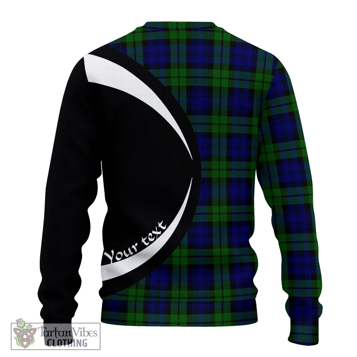 Bannatyne Tartan Ugly Sweater with Family Crest Circle Style