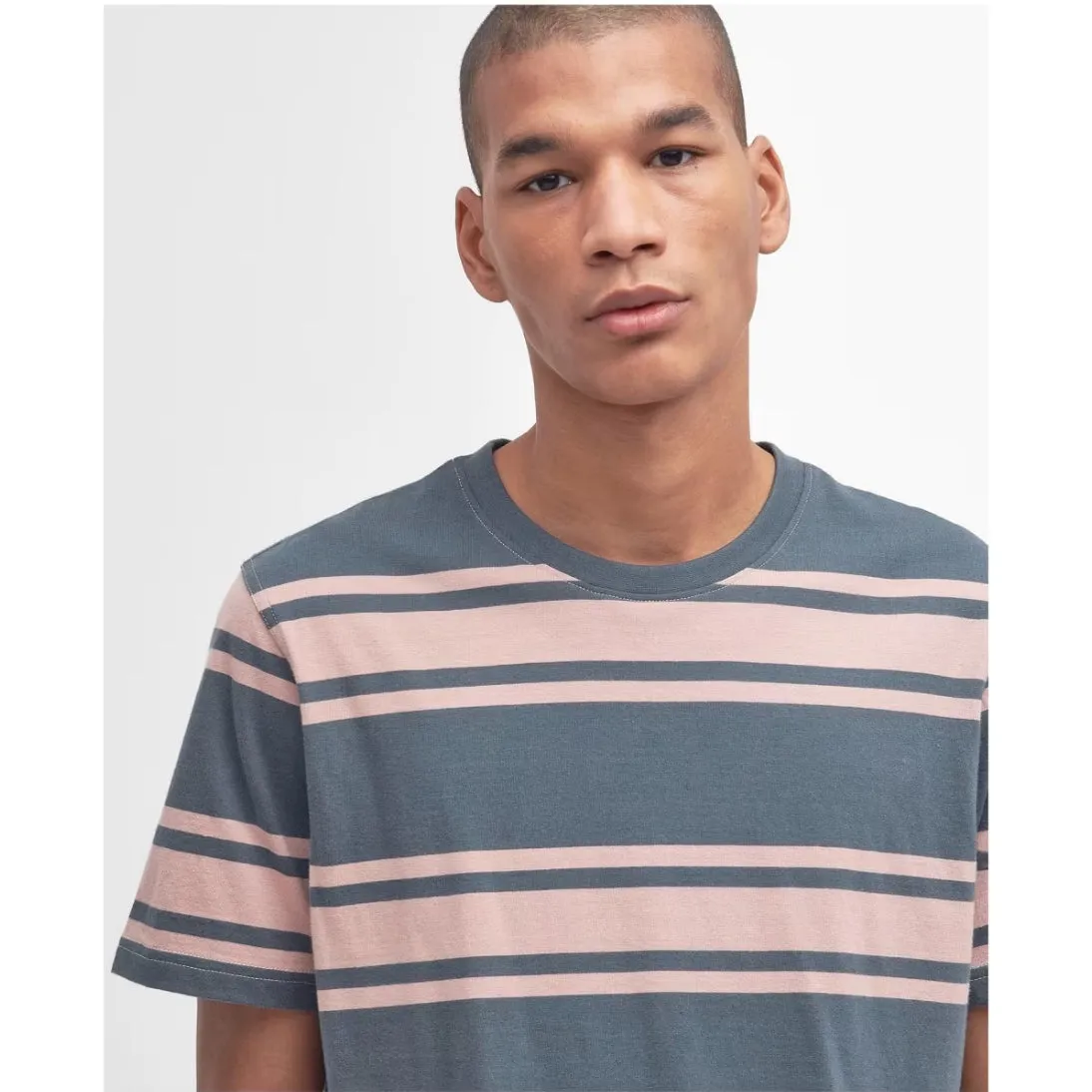 Barbour Kilton Striped T-Shirt  MTS1298GY99 Dark Slate