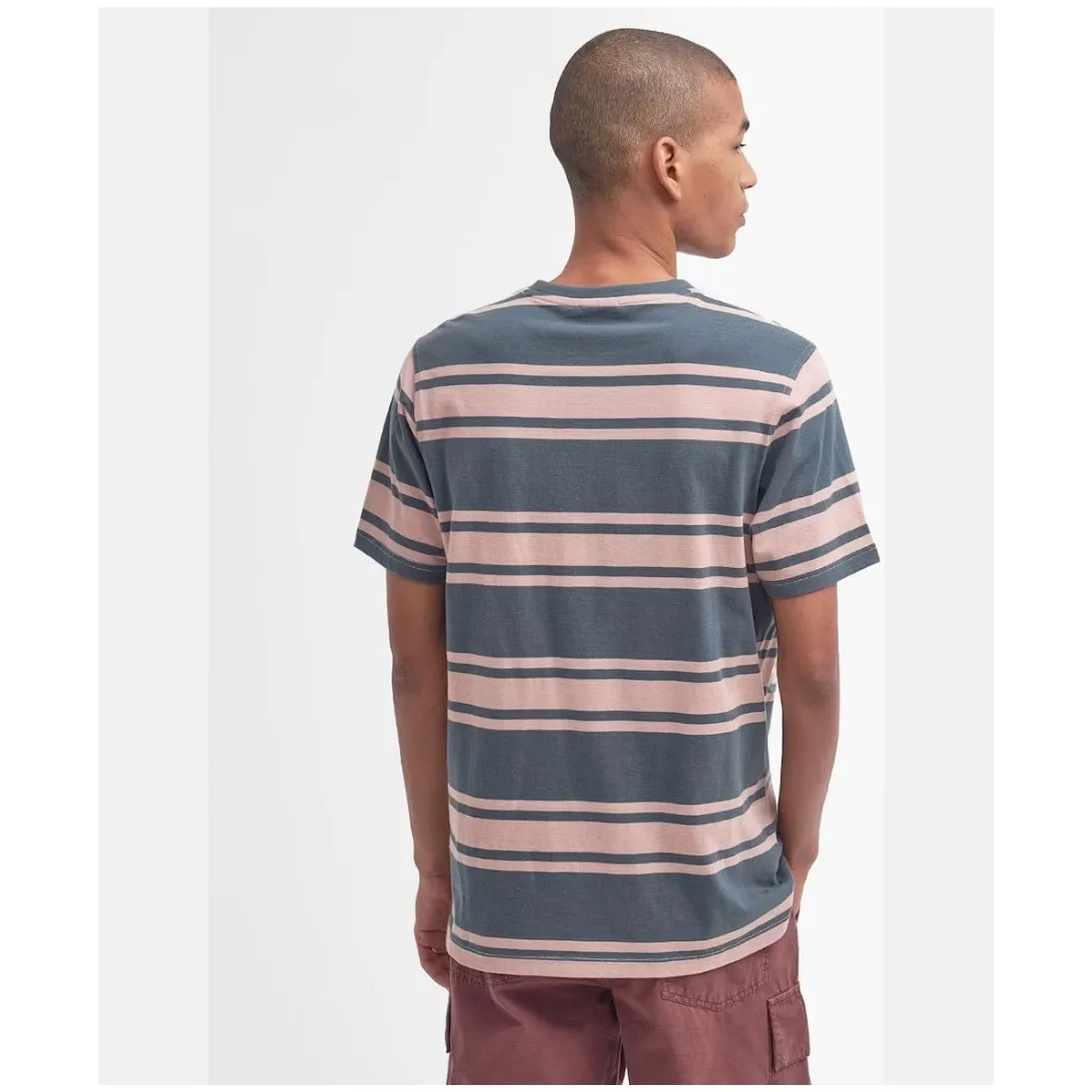 Barbour Kilton Striped T-Shirt  MTS1298GY99 Dark Slate