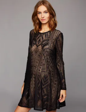 Bcbgmaxazria A-line Maternity Dress in Black