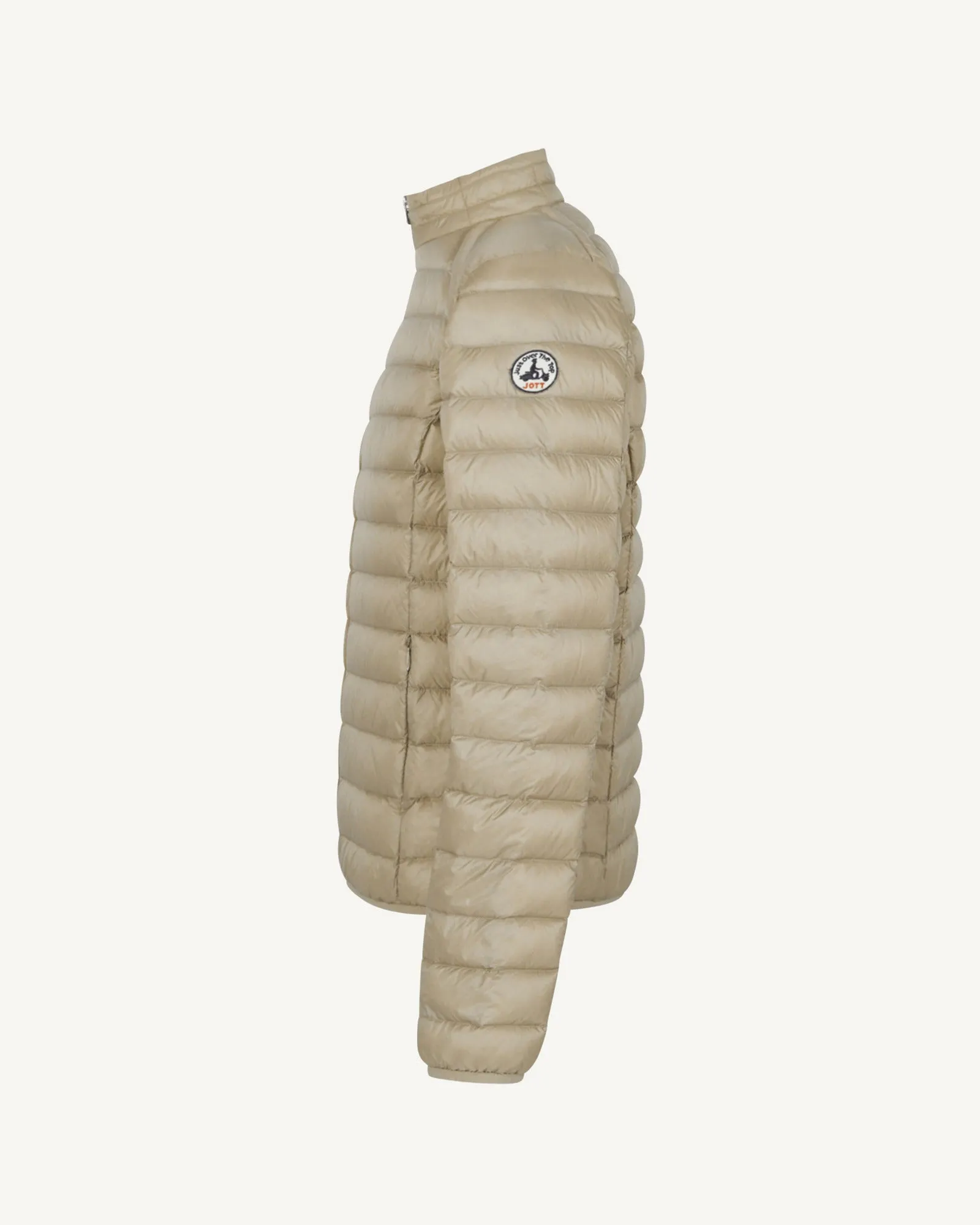 Beige Lightweight down jacket Mat