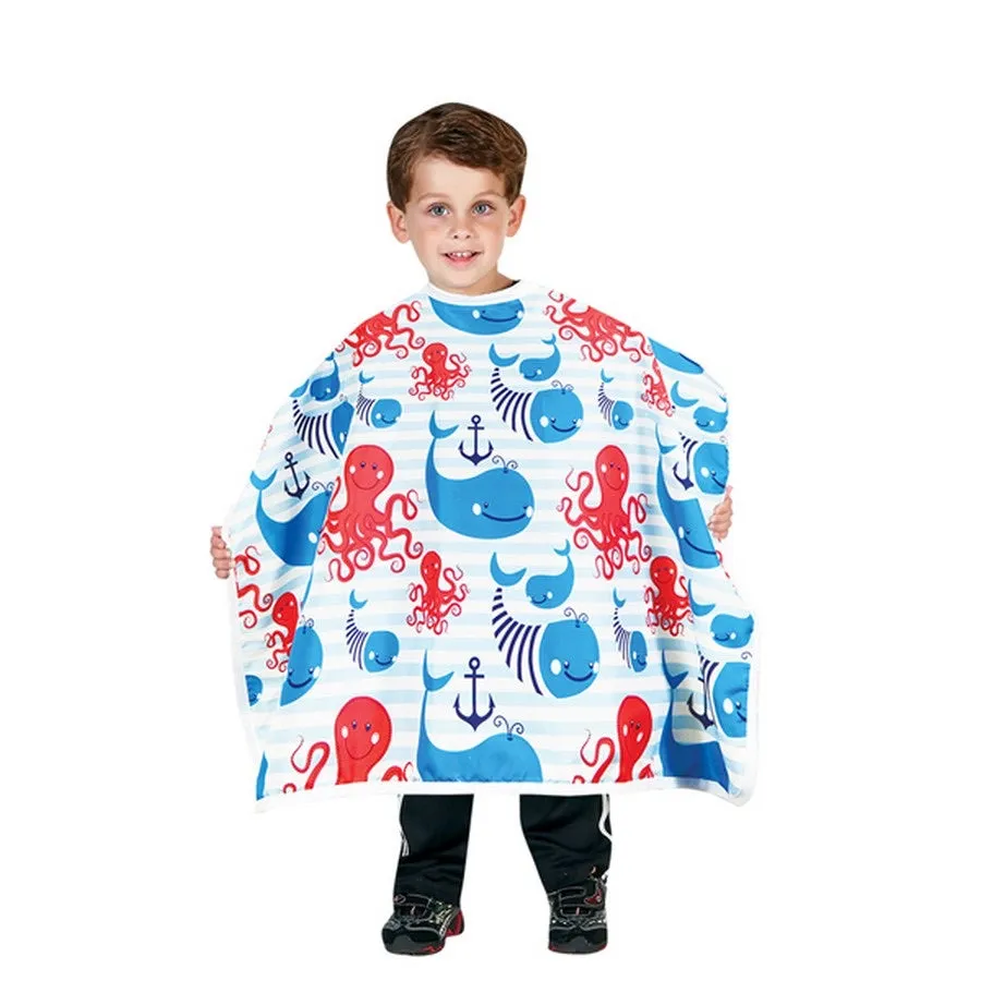 Betty Dain Anchors Away Kid’s Shampoo Cape Style 271-AA