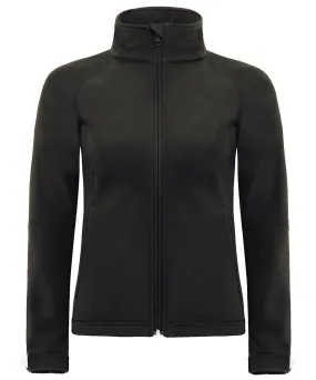 Black - B&C Hooded softshell /women