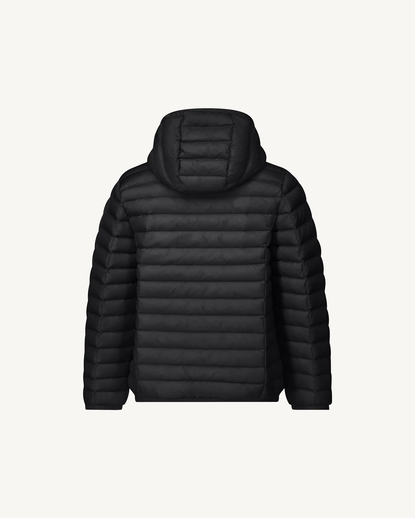 Black Hooded down jacket Hugo