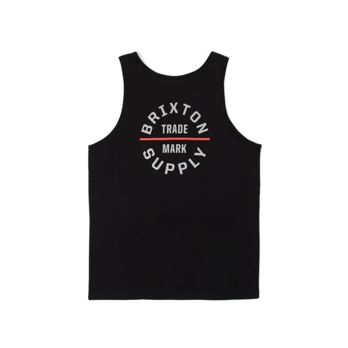 BRIXTON OATH V TANK - BLACK/RED