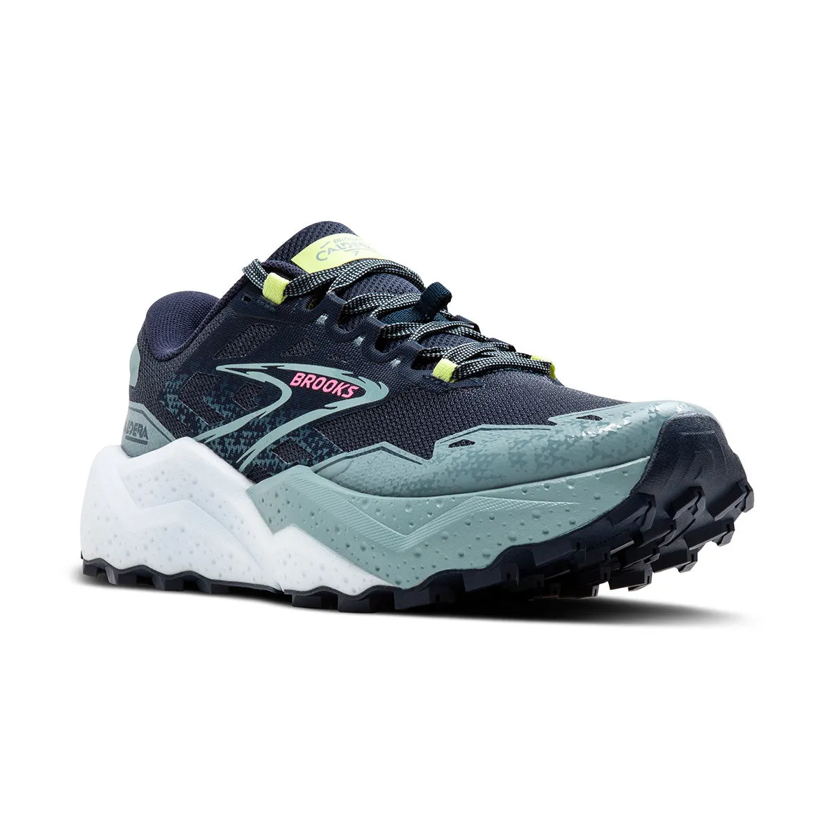 Brooks Caldera 7 Womens | Peacoat/citadel/sunny Lime