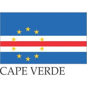 Cape Verde Flag 12 x 18 inches