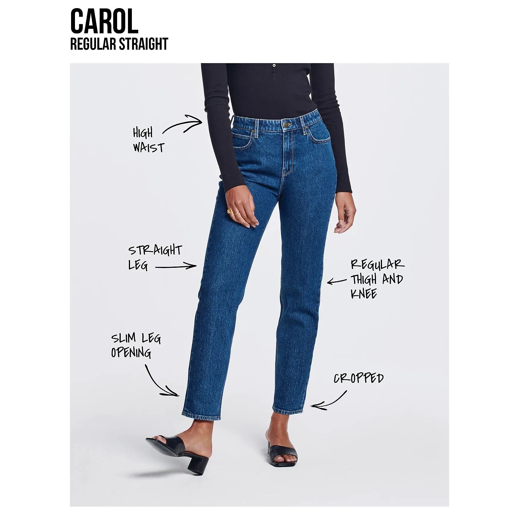 Carol Jeans - Blue Nostalgia - Regular Straight