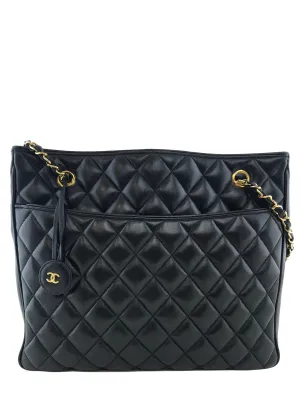 Chanel Vintage Lambskin Quilted Shoulder Bag