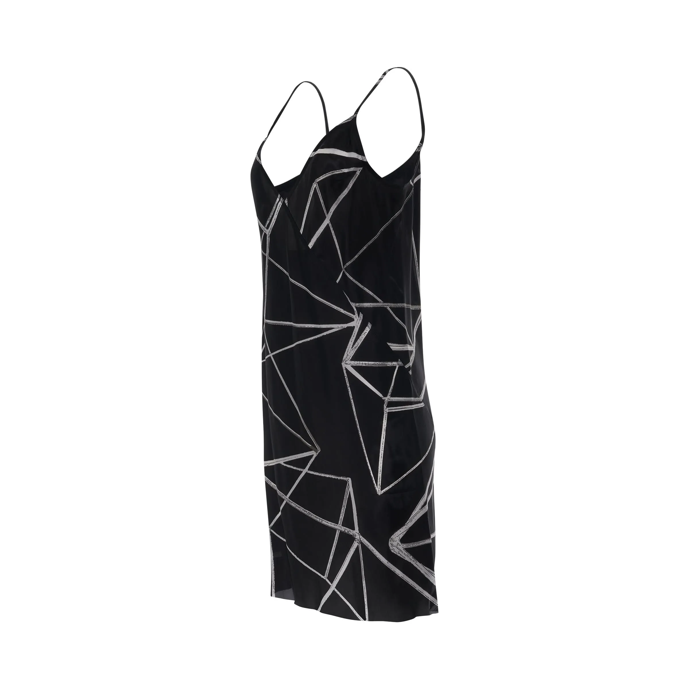 Cupro Slip Dress in Babel Print