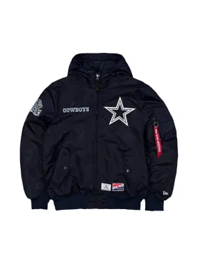 DALLAS COWBOYS X ALPHA X NEW ERA L-2B BOMBER JACKET