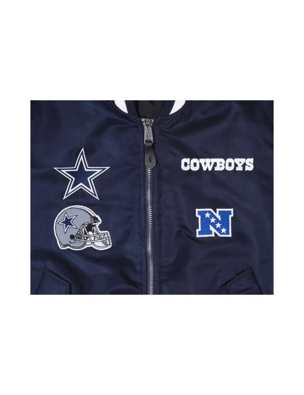 DALLAS COWBOYS X ALPHA X NEW ERA MA-1 BOMBER JACKET