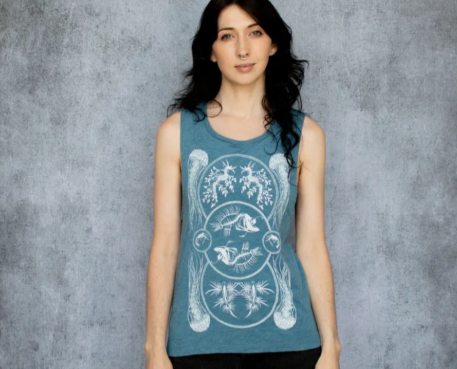 Deep Blue Sea Muscle Tank Top