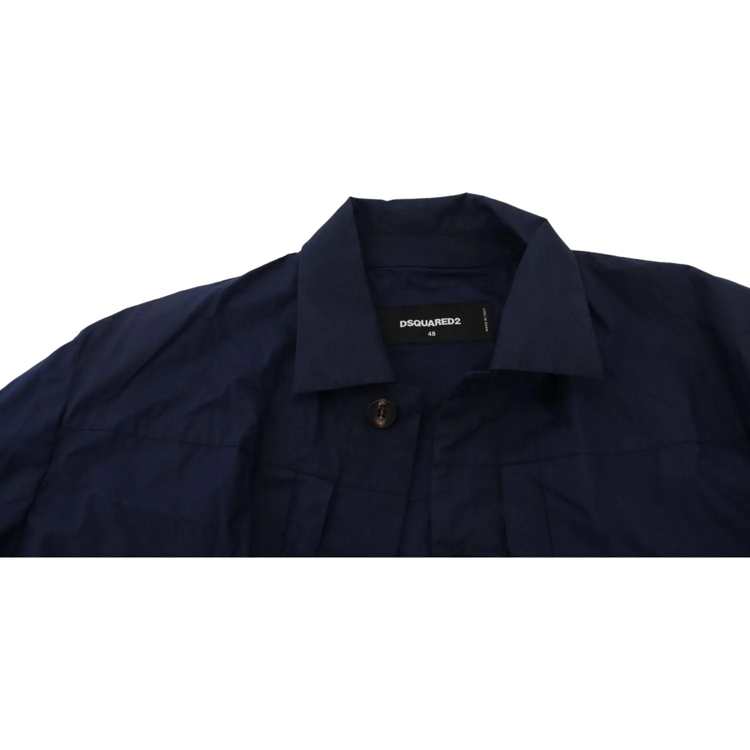 Dsquared² Svelte Dark Blue Cotton Shirt