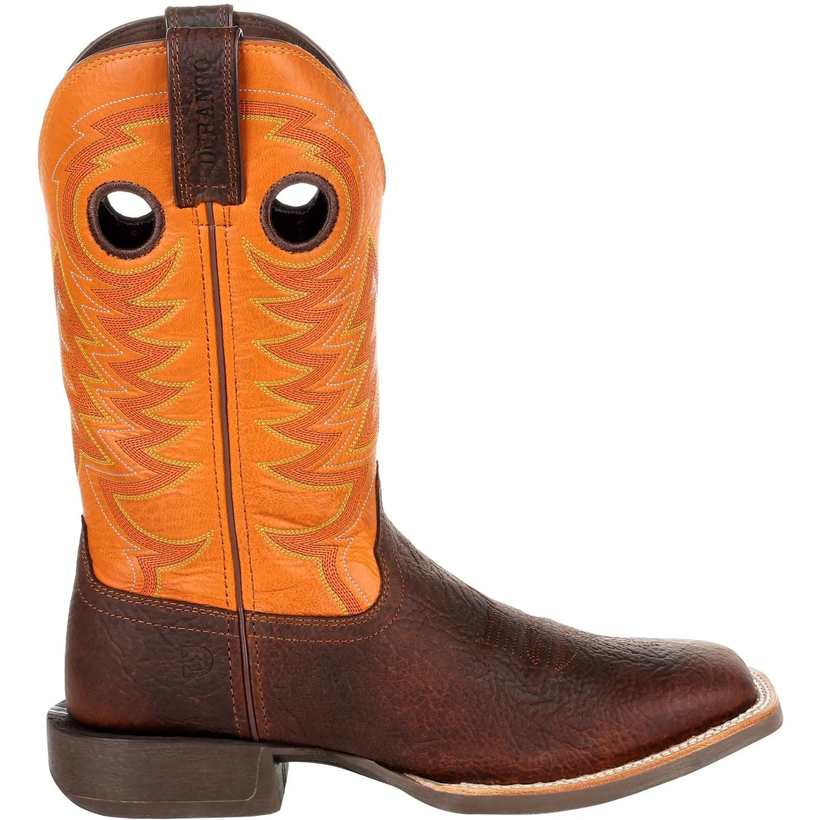 Durango Men's Rebel Pro 12" Square Toe Western Boot - Orange - DDB0230