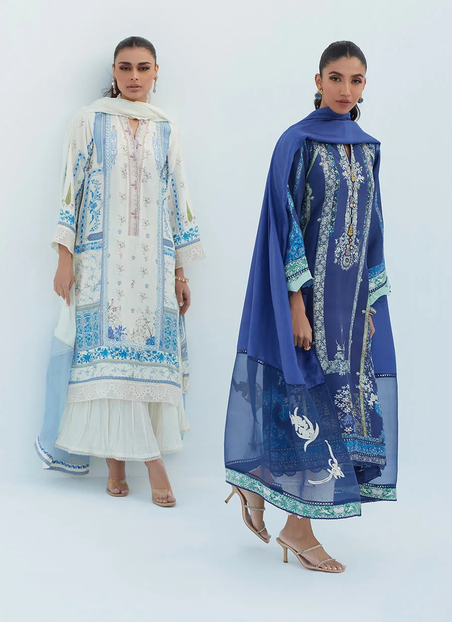 Erica Ivory Shirt And Dupatta