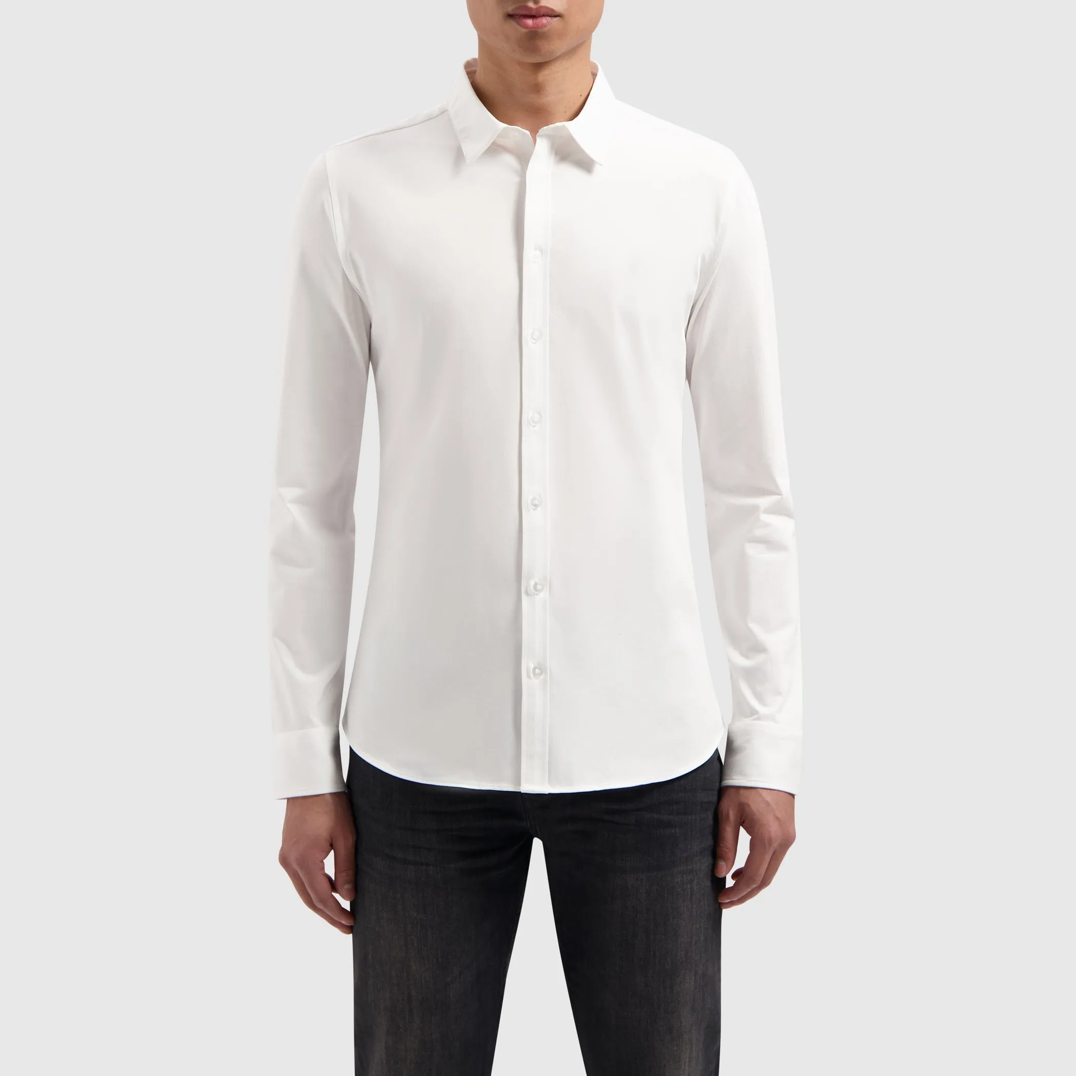 Essential Jersey Shirt | White