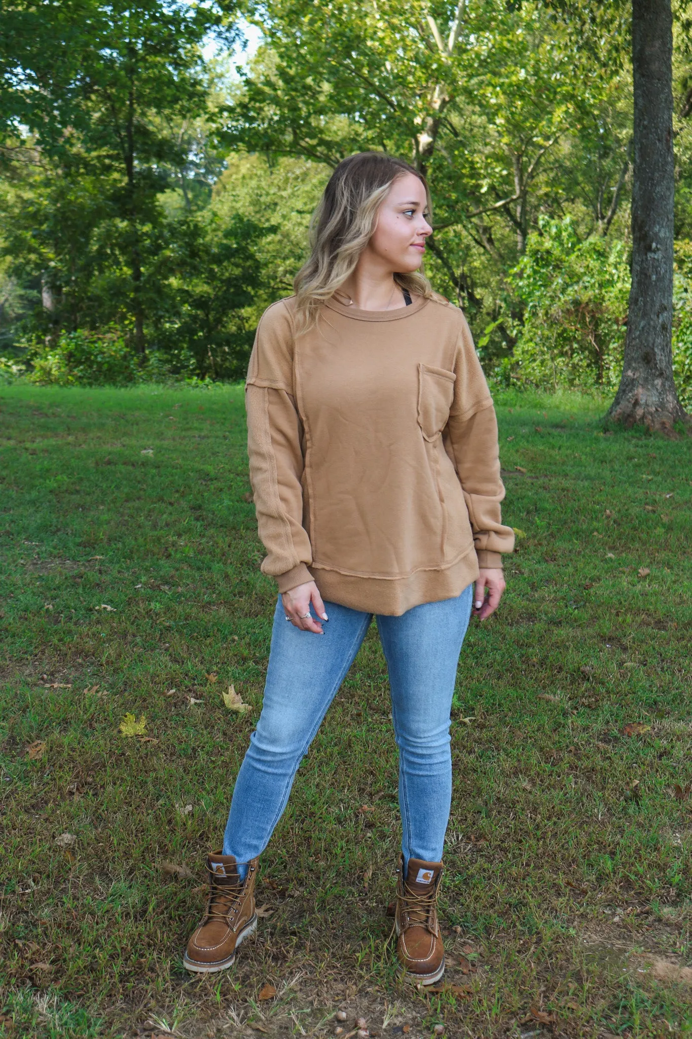 Fall Commands Mocha Brown Sweater