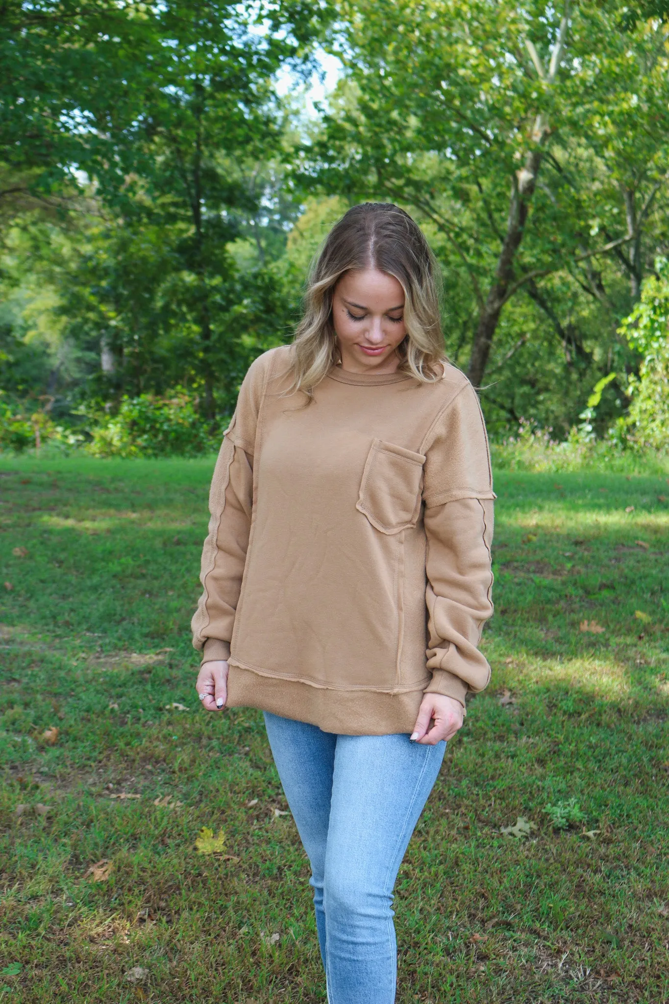 Fall Commands Mocha Brown Sweater