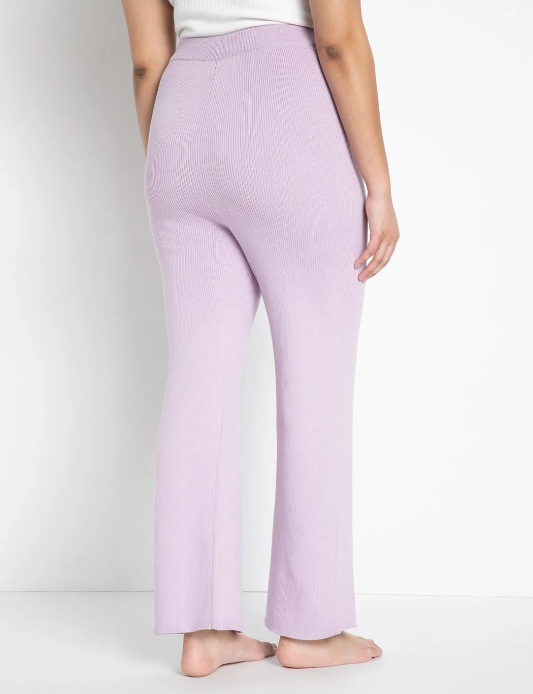 Flare Leg Pull On Pant in Misty Lilac