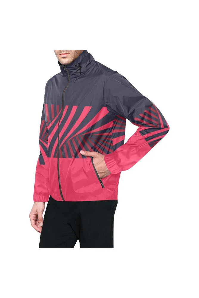 Folding Dimensions All Over Print Windbreaker for Men (Model H23)